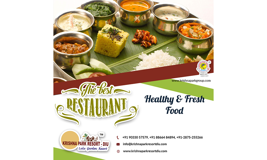 Restaurant - Krishna Park Resort - Diu